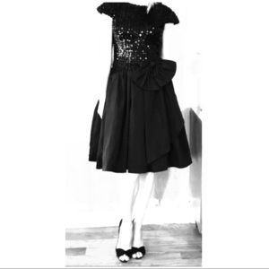 Vintage 80s Huey Waltzer for Darcy Dress